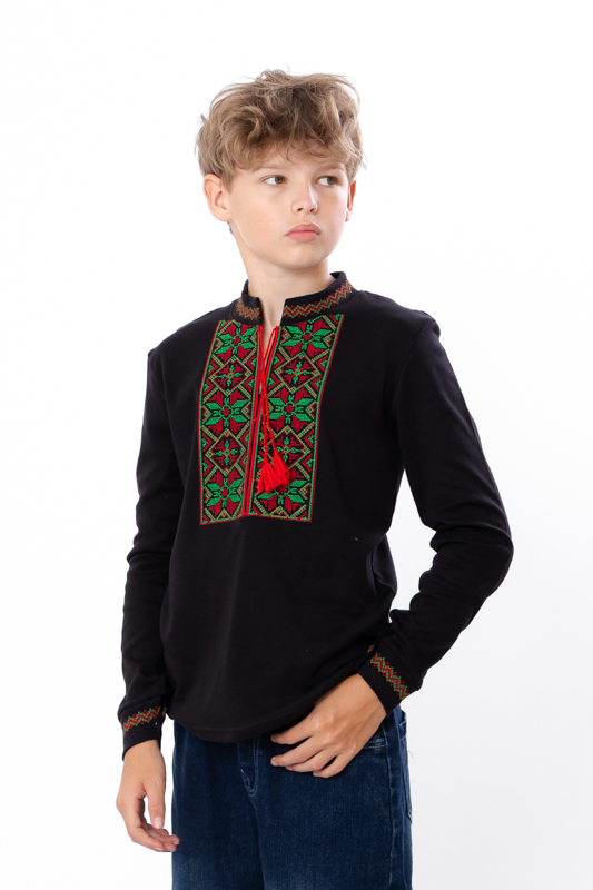 Вишиванка для хлопчика з довгим рукавом